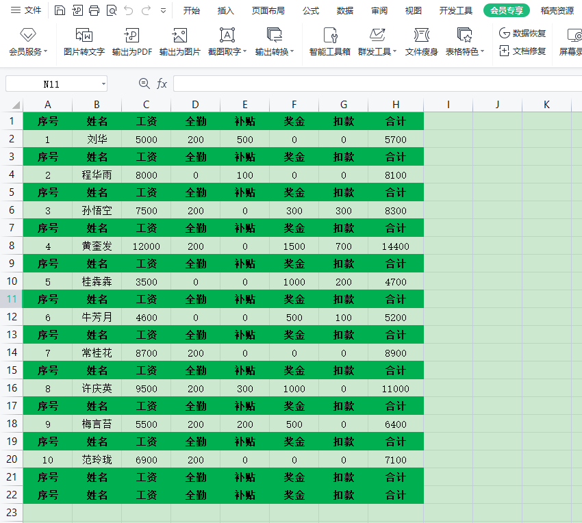 (工资表怎么做表格excel)(怎么做表格excel)