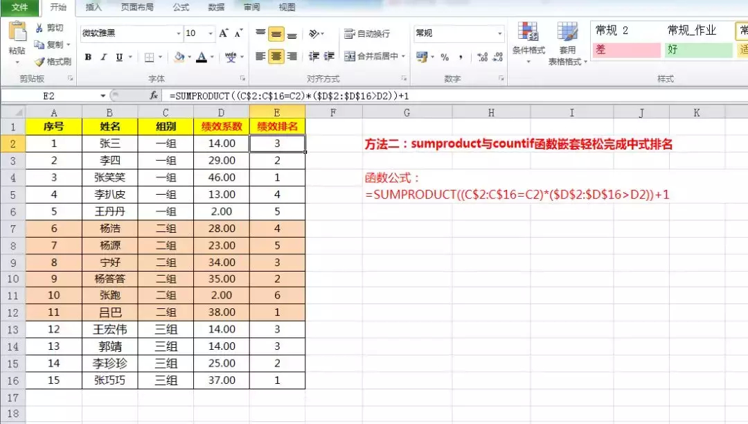 (excel表格排序的方法有哪些)(excel表格排序的方法有哪些图片)