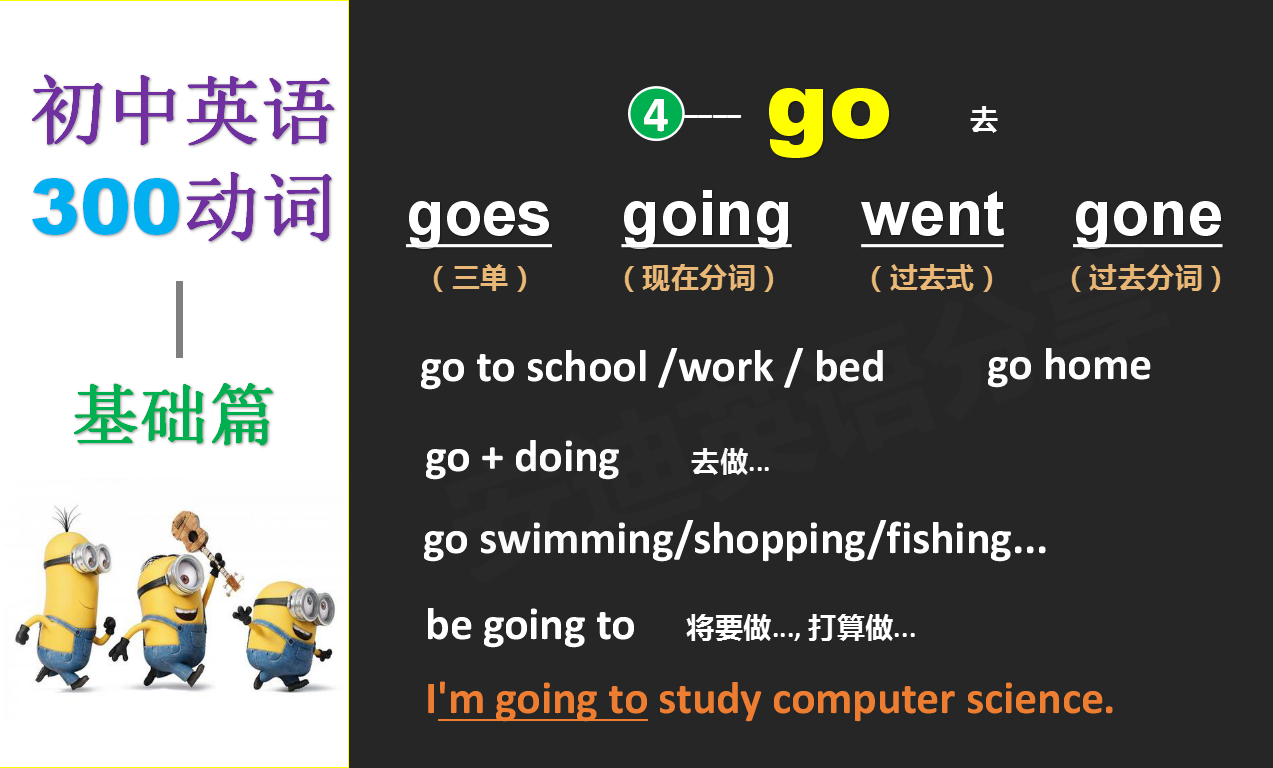 (go还是goes)(go变goes的口诀)