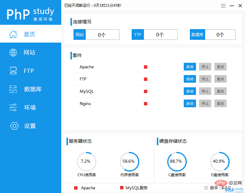 (phpstudy是干嘛用的)(phpstudy集成了哪些)