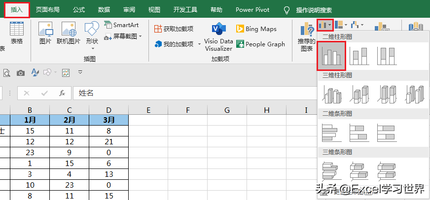 (可视化动态图表excel)(excel图表可视化看板)