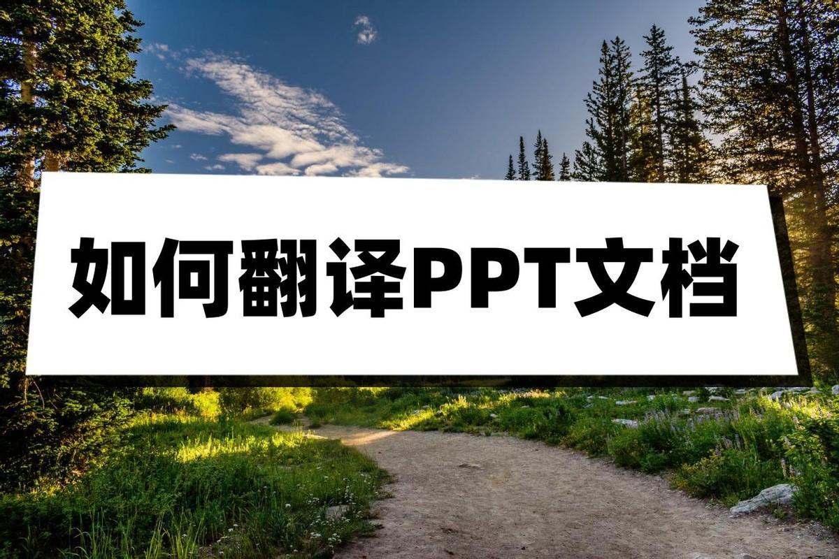 (ppt翻译成中文)(ppt中文转英文)