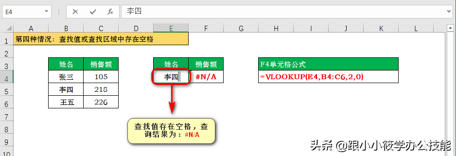 (vlookup函数出现错误原因)(vlookup函数出现错误)