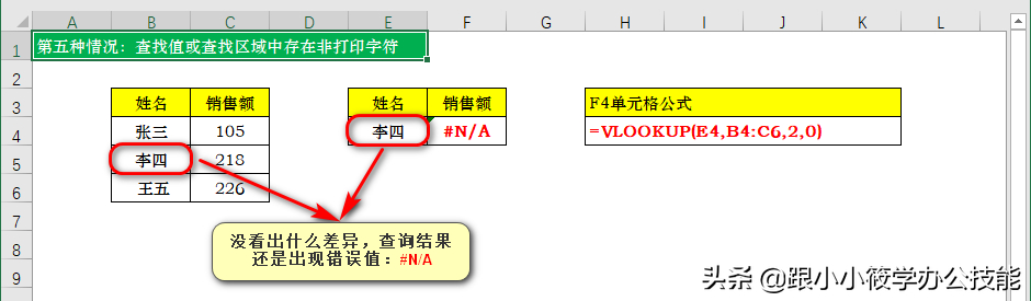 (vlookup函数出现错误原因)(vlookup函数出现错误)