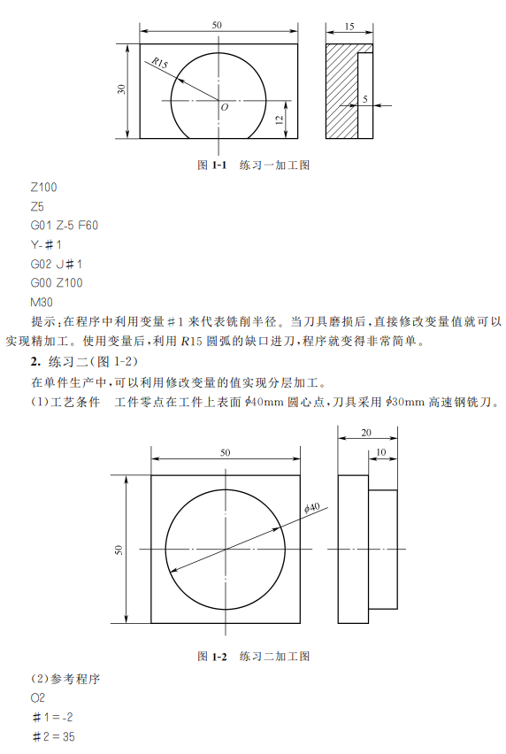 (加工中心编程必背50个程序)(加工中心编程100例简单)