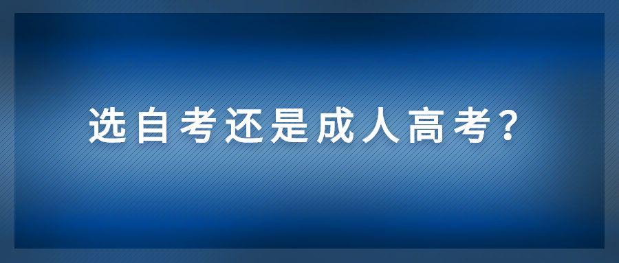 (自考本科和成人本科的区别)(自考本科文凭可以考公务员吗)