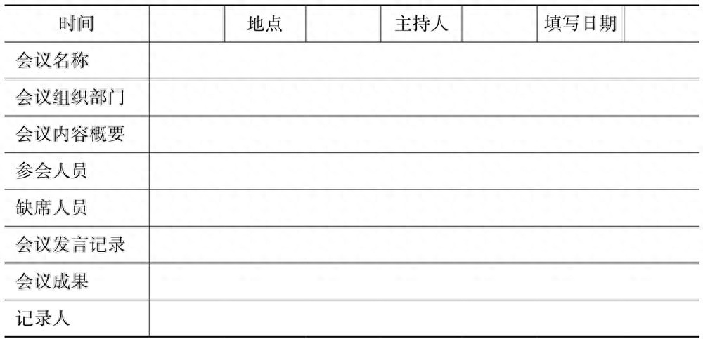 (文员必备100个表格)(文员常做的表格大全)