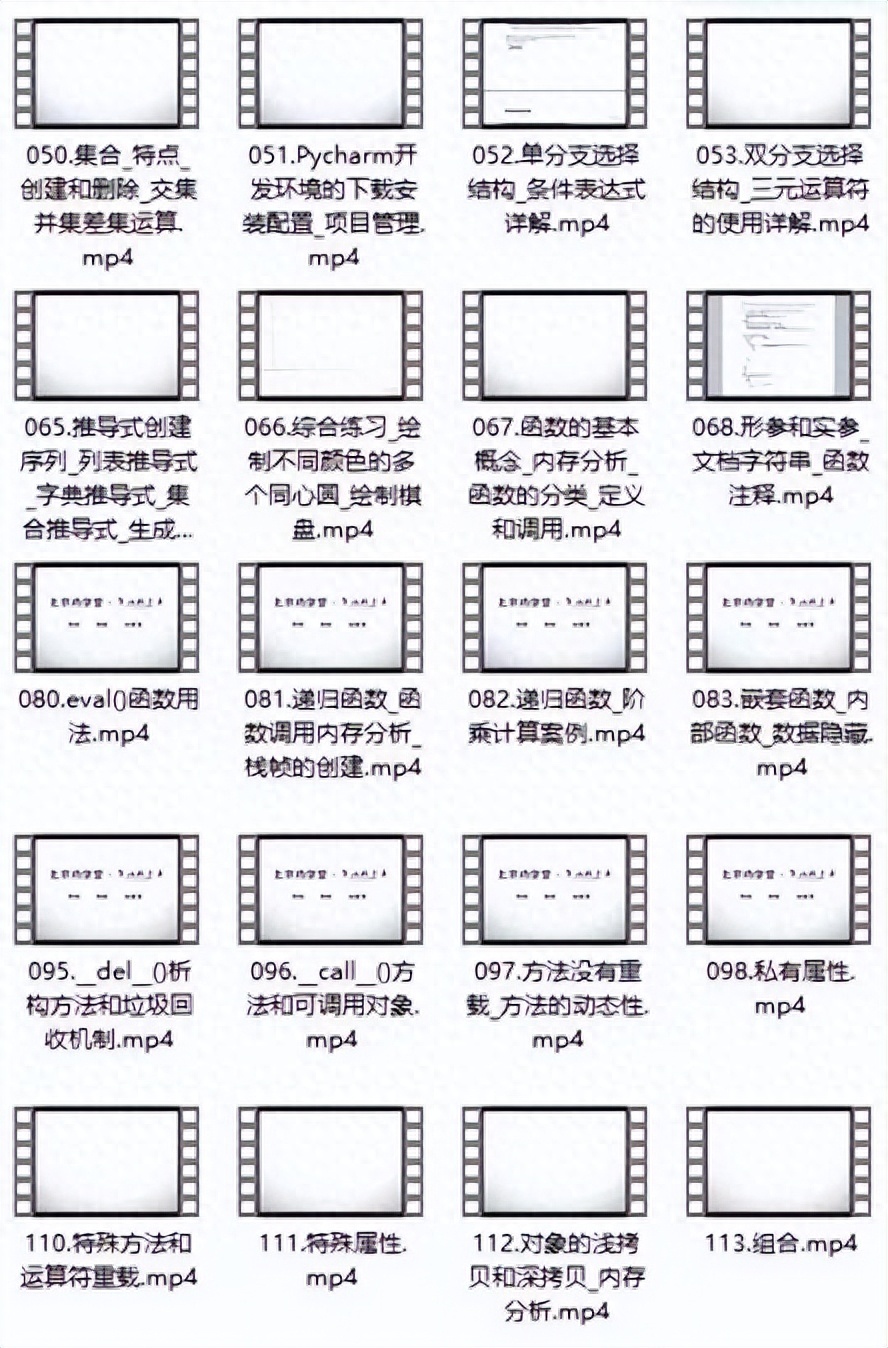 (python400集视频教程)(python400集大型视频高淇主讲)