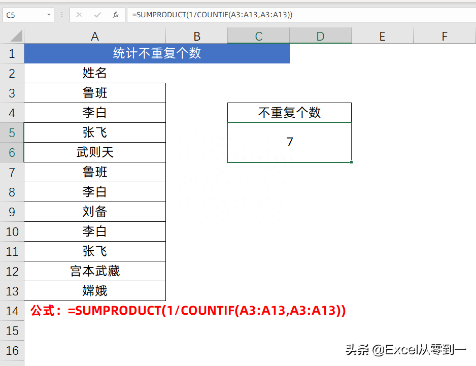 (十个excel必背公式)(excel十大必背公式)